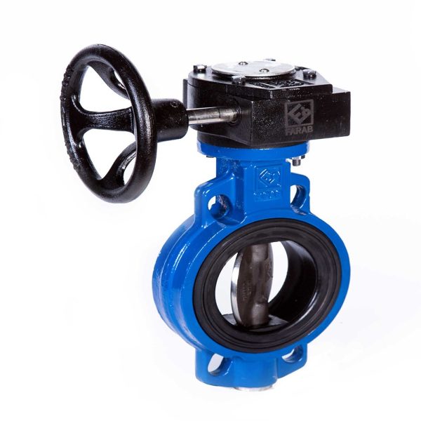 BWG150-BVW16-Butterfly-wafer-Gearbox (1)_11zon شیر پروانه ای گیربکسی کلاس 150 فاراب