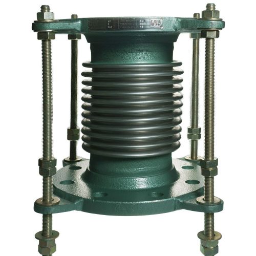 لرزه گیر آکاردئونی فلنج دار مهاردار