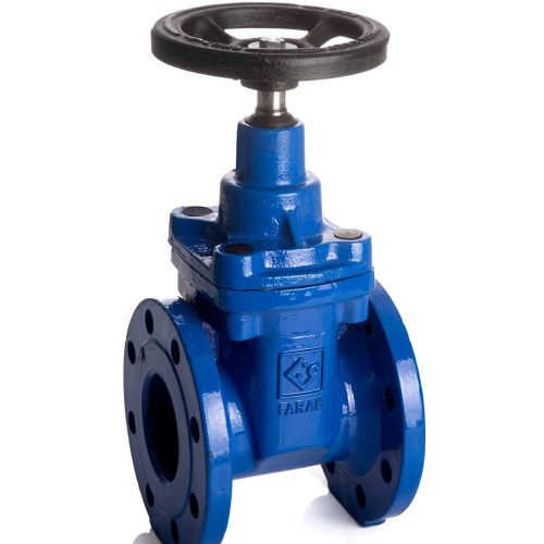 شیرفلکه کشویی زبانه لاستیکی PN16